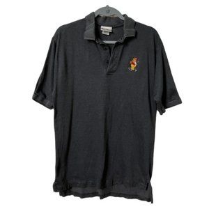 Walt Disney World Winnie The Pooh Embroidered Golf Polo Tshirt